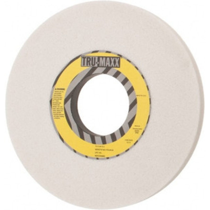 Tru-Maxx 10 Diam x 3 Hole x 3/4 Thick, I Hardness, 60 Grit Surface Grinding Wheel Aluminum Oxide, Type 1, Medium Grade, 3,250 Max RPM, Vitrified Bond, No Recess 66253269665 – 06292734