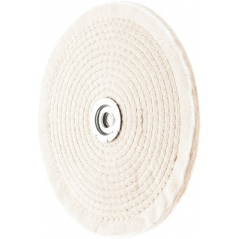 Value Collection 8 Diam x 1/4 Thick Unmounted Buffing Wheel 40 Ply, Polishing, 1 Arbor Hole, Hard Density 753592410 – 66999343