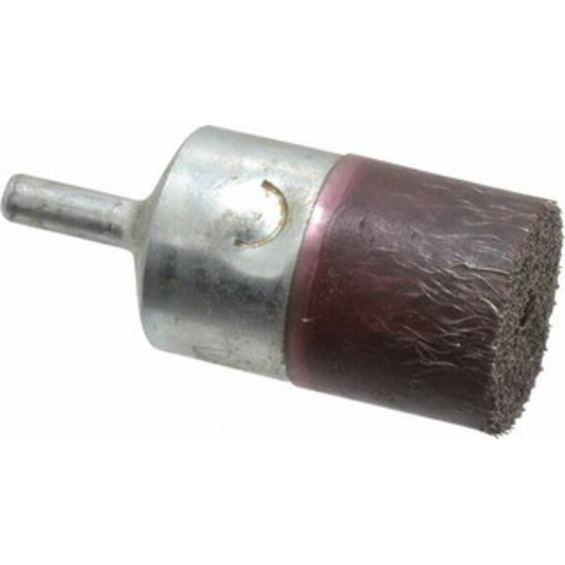 Weiler Abrasives 1 OD, 1/4 Shank Diam, Crimped Steel Wheel Brush 7/8 Trim Length, 0.0104 Filament Diam, 14,000 RPM 90341 – 75853200