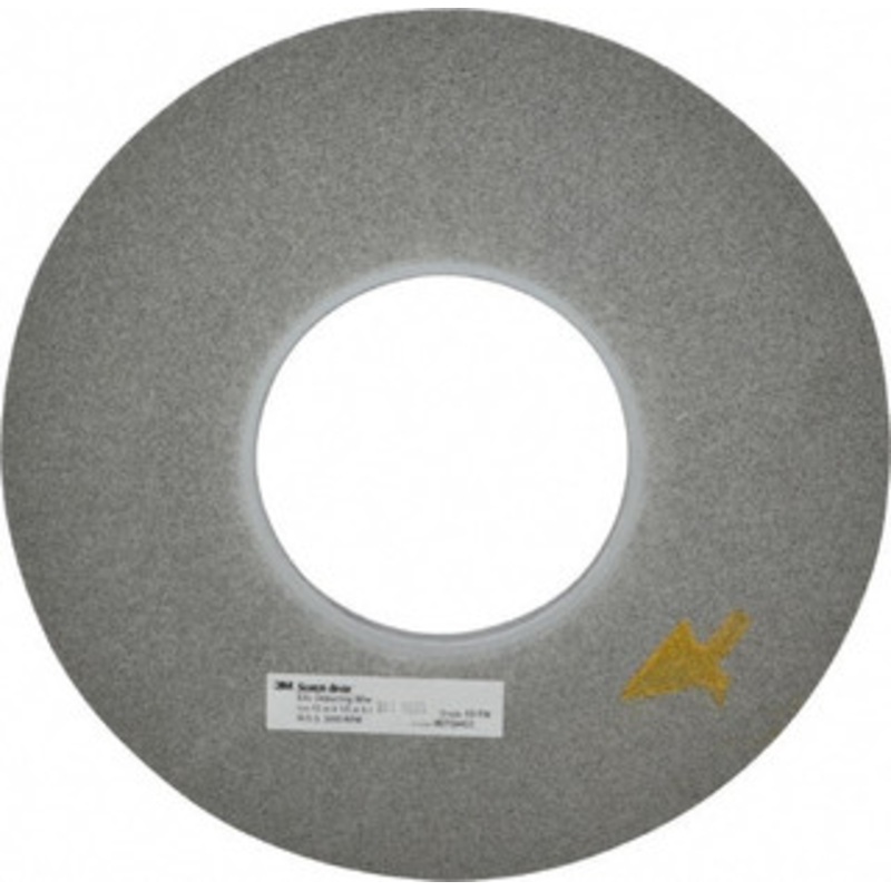 3M 12 Diam, 1/2 Face Width, 5 Center Hole, Fine Grade, Silicon Carbide Deburring Wheel Convolute, Hard Density 8 Grade, 3,000 RPM 7000046066 – 01260785