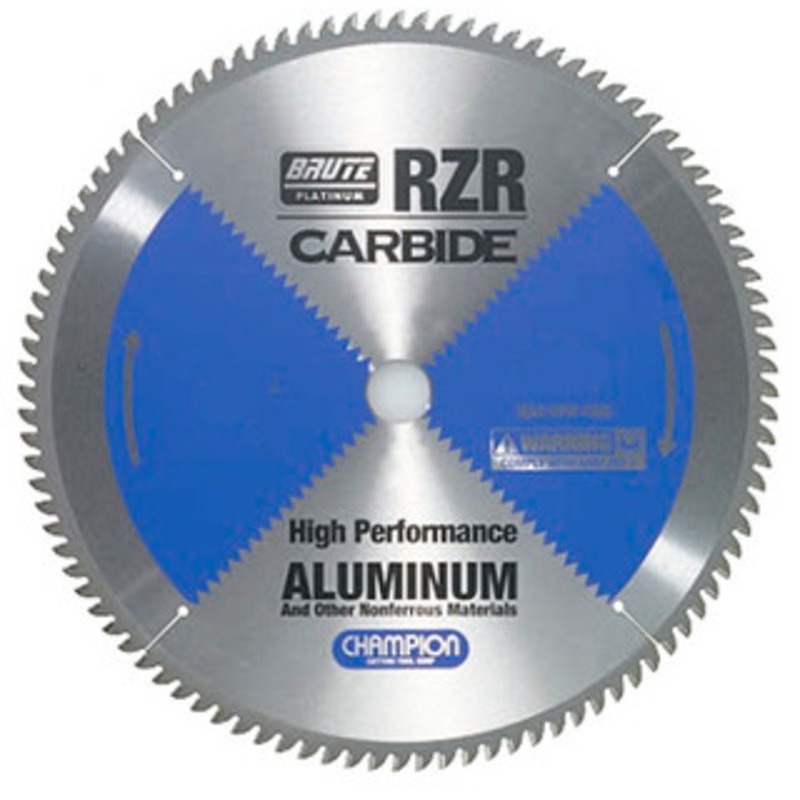 Champion Tool RZR Circular Saw Aluminum Cutting Blade, 6-1/2 Dia. – RZR-612-50-NF