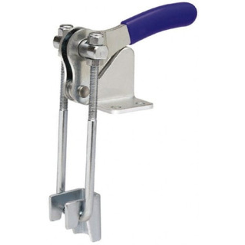 Gibraltar 1,000 Lb Capacity, Vertical, U Hook, Flanged Base, Stainless Steel Pull Action Latch Clamp 2 Drawing Movement, 4-1/4 OAL, Straight Handle GIB-LU-334-USS – 77863751