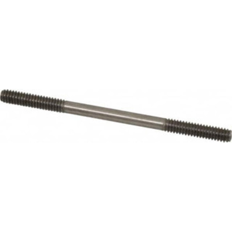 Gibraltar 1/4-20 4 OAL Equal Double Threaded Stud Stainless Steel, Black Oxide Finish, 1 Equal Thread Length 40376G – 86777968