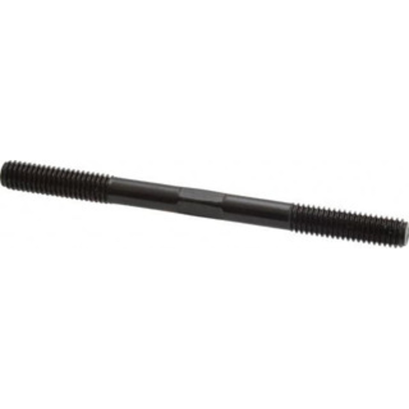 Gibraltar 3/8-16 5 OAL Equal Double Threaded Stud Alloy Steel, Black Oxide Finish, 1-1/4 Equal Thread Length 40508G – 74473547