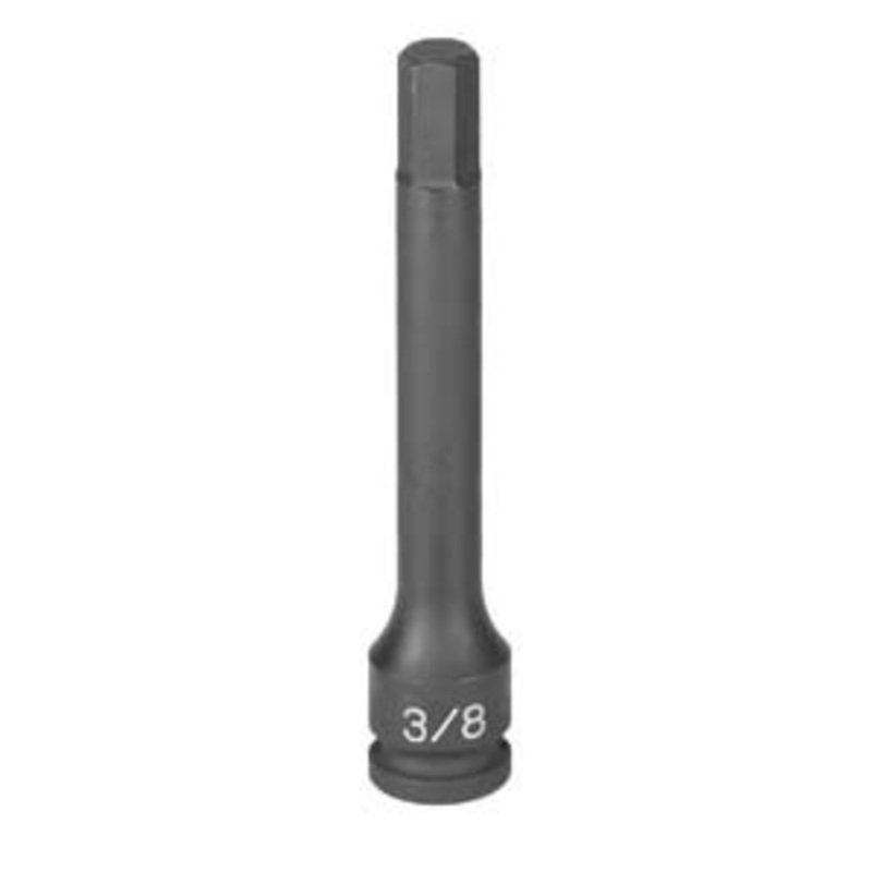 Grey Pneumatic 3/8 Drive x 3/8 4 Length Hex Driver – GY19124F