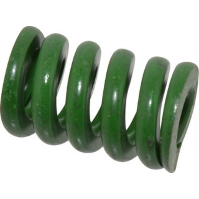 Associated Spring Raymond 1 Hole Diam, 1/2 Rod Diam, 1-1/2 Free Length, Green Die Spring 600 Lb Max Deflection, 0.38 Max Deflection, Extra Heavy Duty, Chromium Alloy Steel 106-506 – 07663651