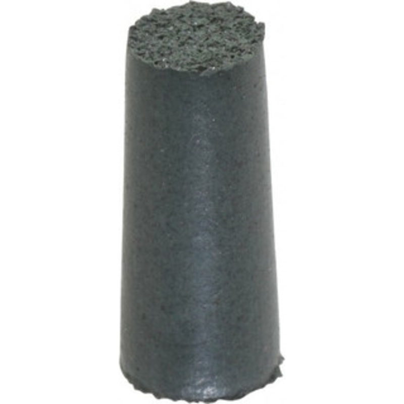 Cratex 3/8 Max Diam x 7/8 Long, Taper, Rubberized Point Coarse Grade, Silicon Carbide, 1/8 Arbor Hole, Unmounted 12C – 96437033