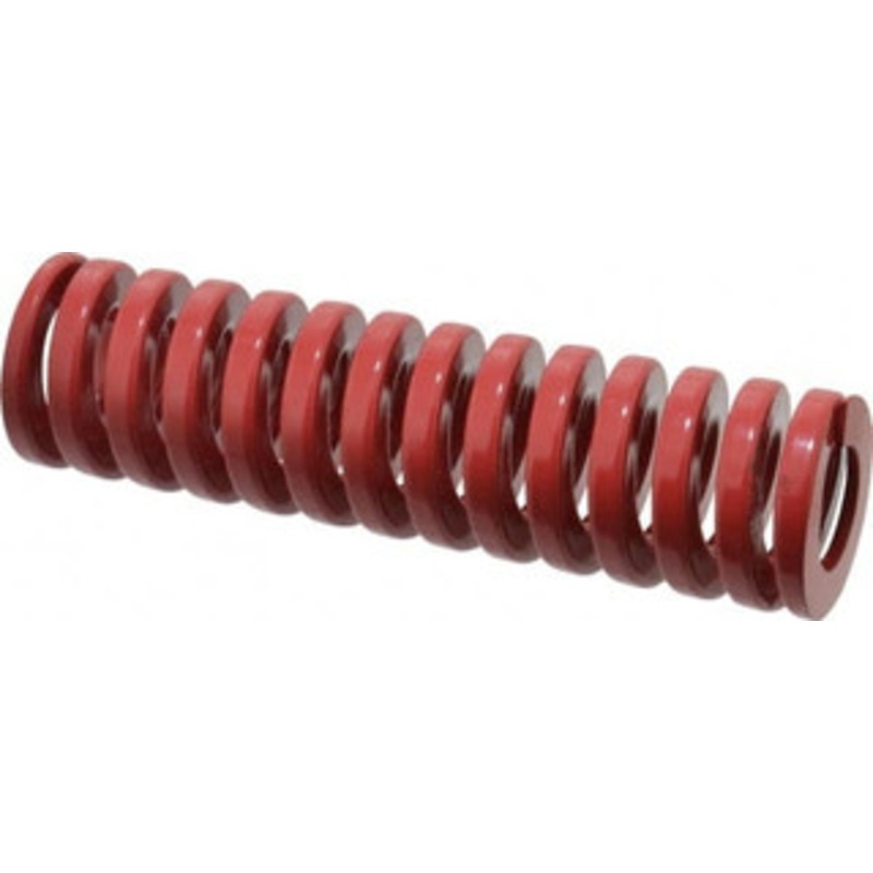 Danly 1-1/2 Hole Diam, 3/4 Rod Diam, 5-1/2 Free Length, Red Die Spring 64.3 Lb Max Deflection, 1.65 Max Deflection, Heavy Duty, Chromium Vanadium Steel 9-2422-26 – 76015288