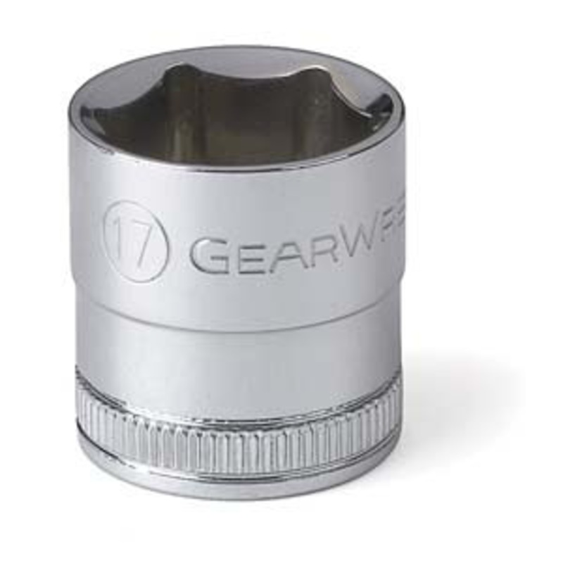 GEARWRENCH 3/8 Drive 17mm 6 Point Standard Metric Socket – KD80385