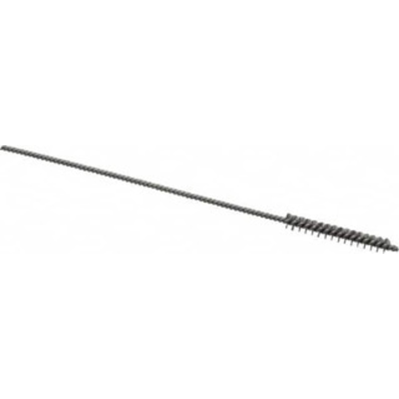 Made in USA 3.5mm Diam Helical Stainless Steel Tube Brush Single Spiral, 0.003 Filament Diam, 1 Brush Length, 4 OAL, 0.056 Diam Stainless Steel Shank 09-320382-1 – 03717444