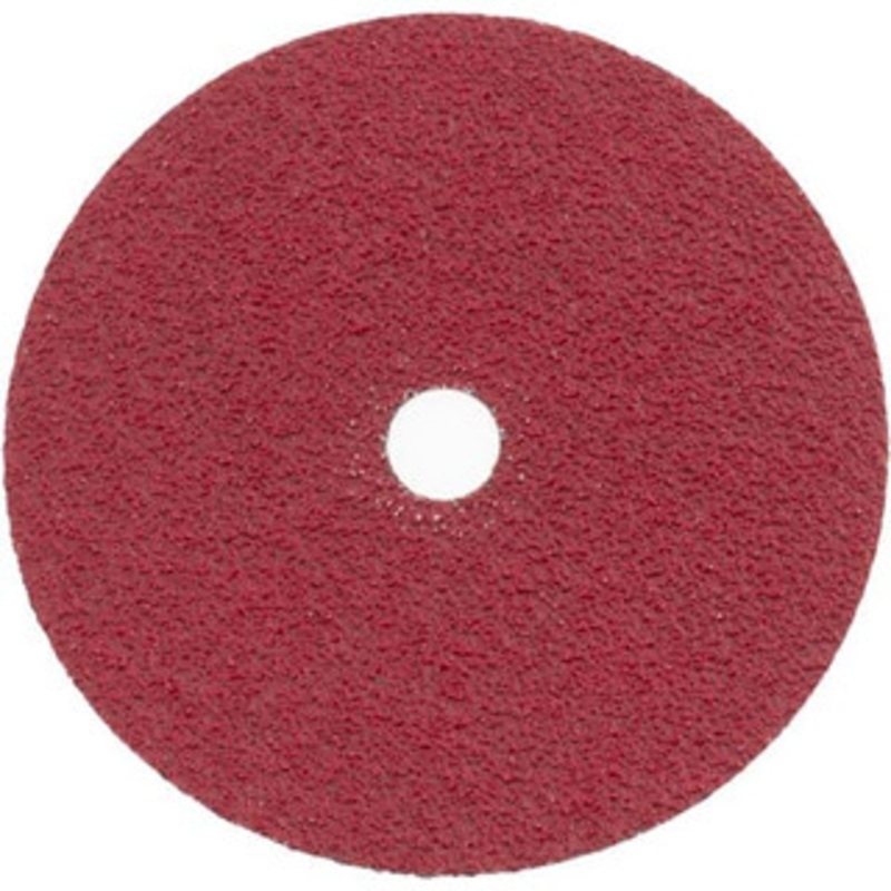 Norton 7 Diam, 7/8 Hole, 24 Grit Ceramic Alumina Fiber Disc Very Coarse 77696010018 – 92882489