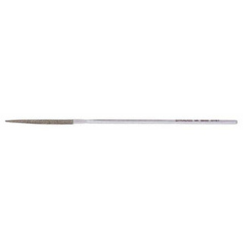 Strauss & Co. 5-1/2 OAL Coarse Half Round Needle Diamond File 11/64 Wide x 1/16 Thick, 1-5/8 LOC, 181 Grit MI8608 D181 – 05237029