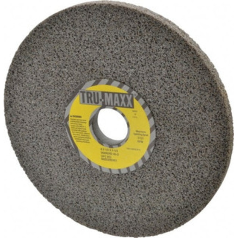 Tru-Maxx 8 Diam x 1-1/4 Hole x 1/2 Thick, G Hardness, 46 Grit Surface Grinding Wheel Aluminum Oxide, Type 1, Coarse Grade, 3,105 Max RPM, Vitrified Bond, No Recess 66253292451 – 06295992