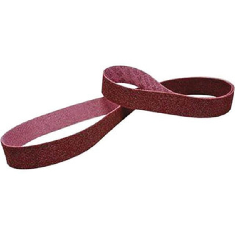 3M 1 Wide x 132 OAL, Aluminum Oxide Abrasive Belt Aluminum Oxide, Medium, Nonwoven, Series SC-BL 7010364529 – 04704326