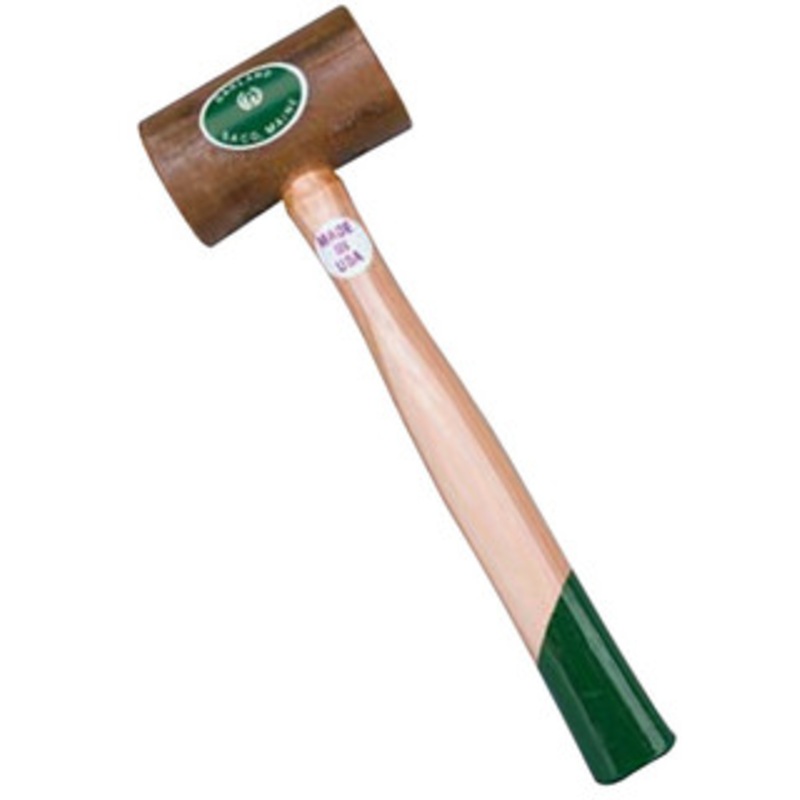 Garland Weighted Rawhide Mallet, 1-1/4 Face dia., 8 oz. – 60-084-1