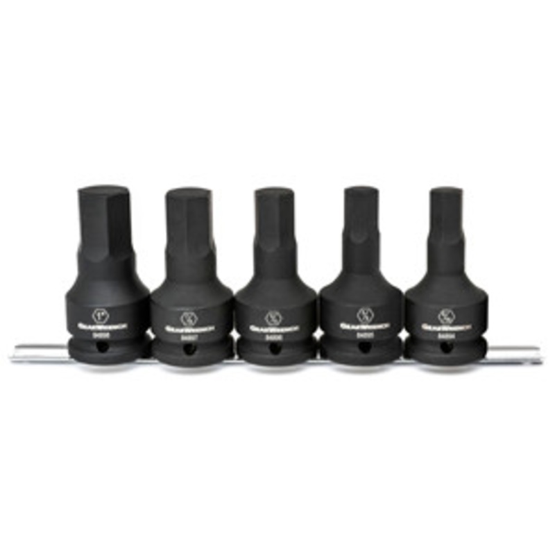 GEARWRENCH 5 Pc. 3/4 Drive SAE Hex Impact Bit Socket Set – KD84899