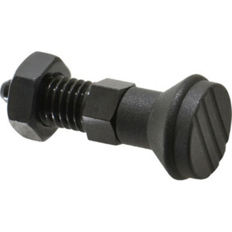 Gibraltar 1/2-13, 17mm Thread Length, 6mm Plunger Diam, Knob Handle Indexing Plunger Plunger Style B, 20mm Body Length, 56mm OAL, Steel IPG-123-G – 88074752