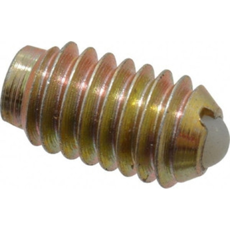 Gibraltar 5/16-18, 0.156 Ball Diam, 0.578 Body Length, 0.04 Max Ball Reach, Threaded Ball Plunger Steel Body, Nylon Ball, 6 Lb Initial End Force, 17 Lb Final End Force SWN10-5BHYZ-G – 06693840