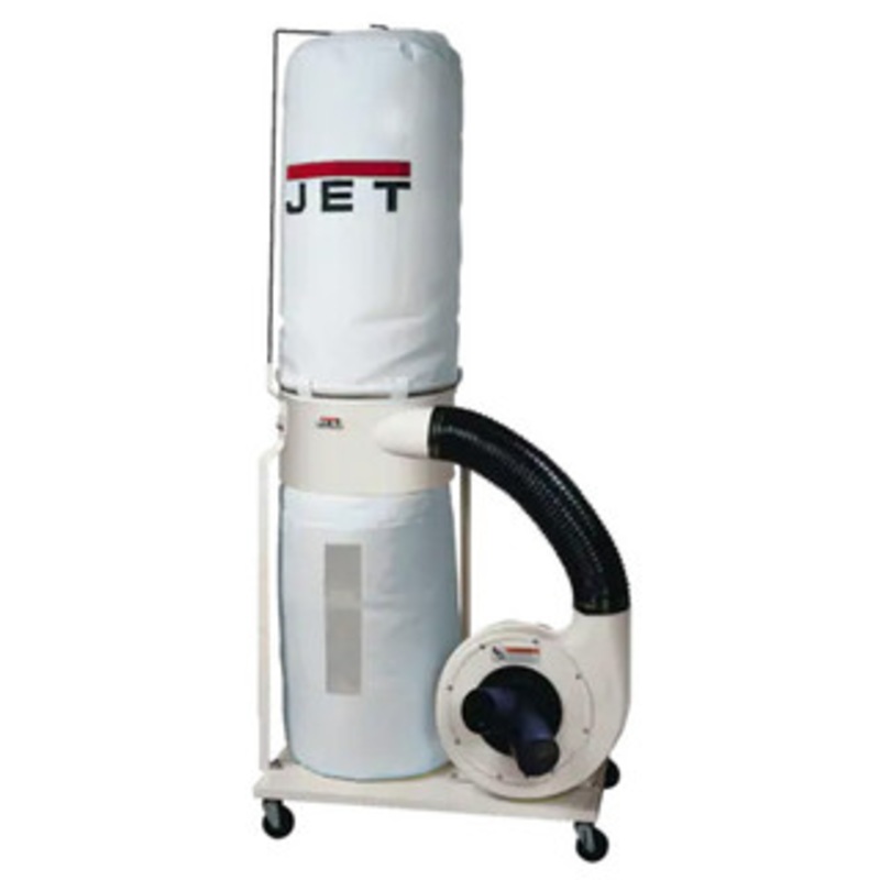 JET Vortex Cone DC-1100VX-BK Dust Collector, 1.5HP 1PH 115/230V, 30-Micron Bag Filter Kit – 708657K