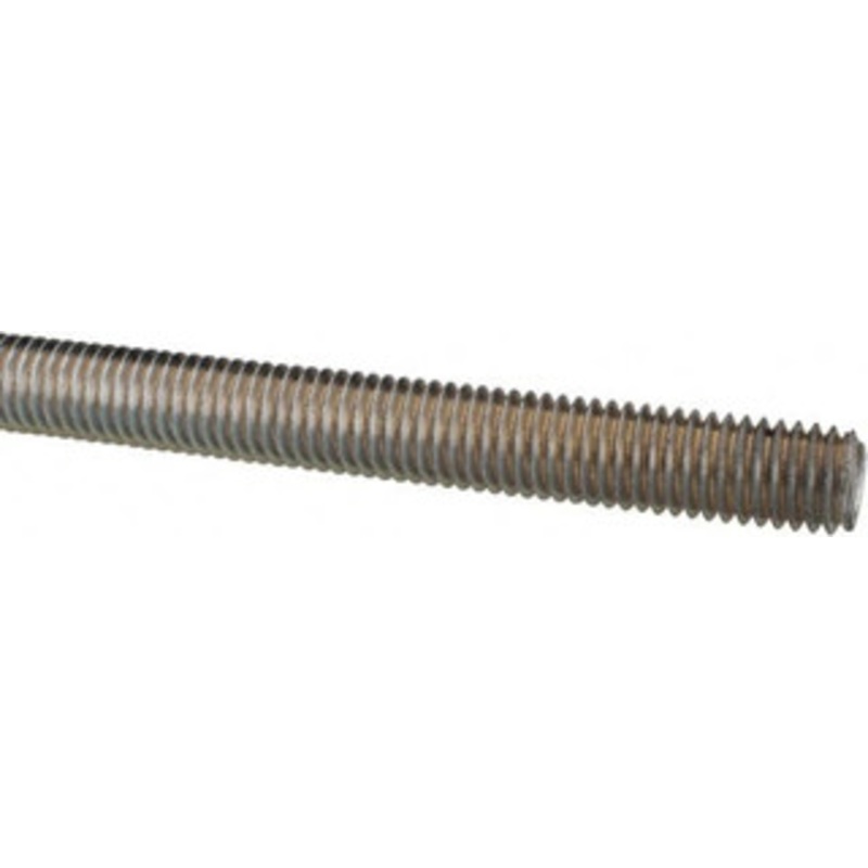 Made in USA 1/2-13 x 3 ft. Low Carbon Steel Threaded Rod Right Hand Thread, Zinc Plated Finish, UNC 03113 – 06050181