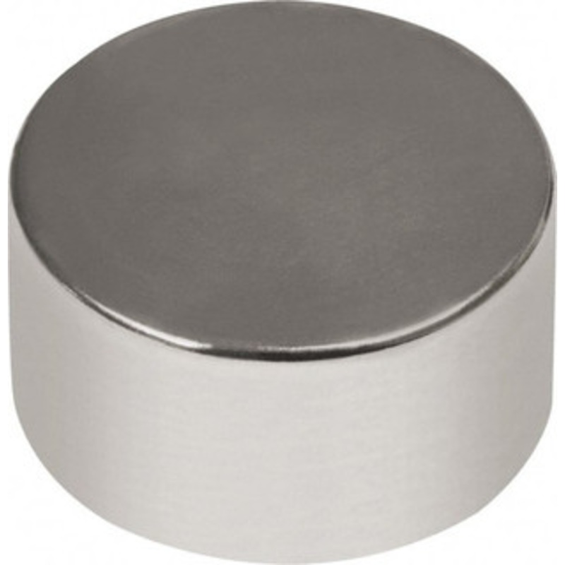 Mag-Mate 3/8 Diam x 1/4 High Neodymium Rare Earth Magnet 6.86 Lb Max Capacity, 180F Max, Nickel Plated NE3725NP42 – 39158423