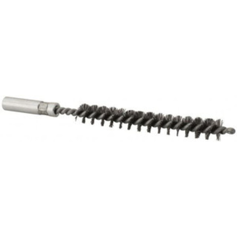 Value Collection 5/16 Diam Helical Steel Tube Brush 0.006 Filament Diam, 2-3/8 Brush Length, 4 OAL, 3/16-24 Female Shank 83100051 – 04612875