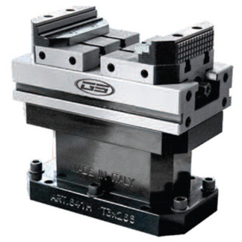 GS Tooling Multi-Tasking Modular Vise for 5-Axis Machining Centers, Type 3×166 – 382-524