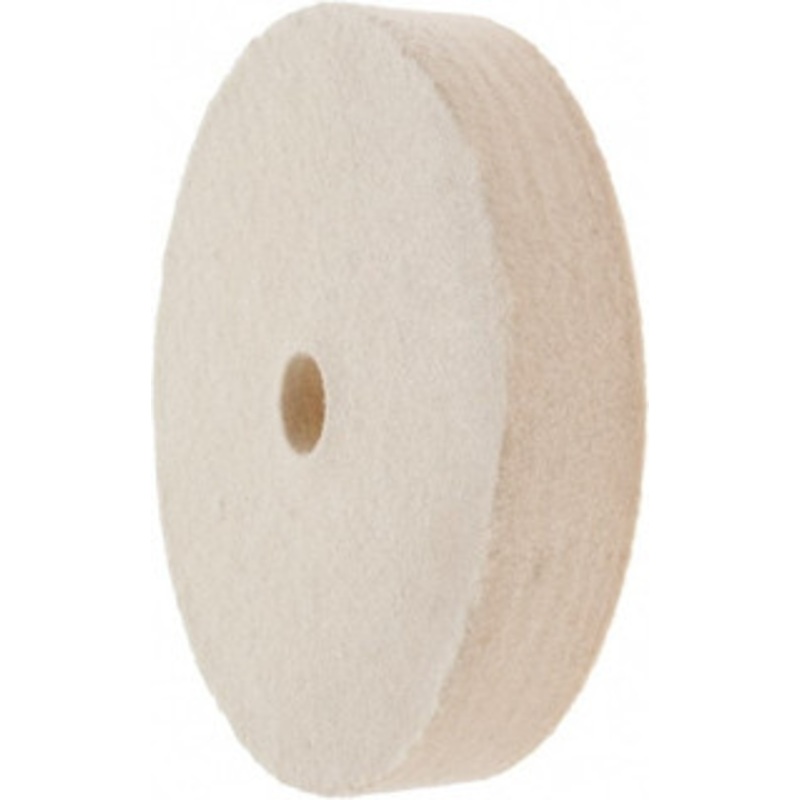 Value Collection 4 Diam x 3/4 Thick Unmounted Buffing Wheel 1 Ply, Polishing Wheel, 1/2 Arbor Hole, Hard Density 516009 – 91070201