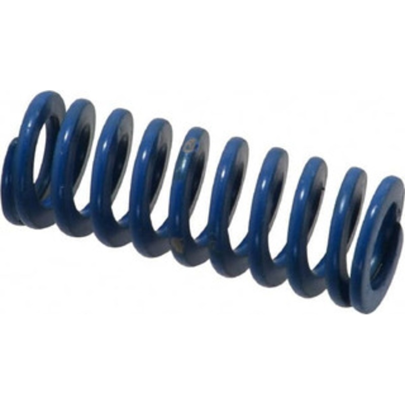 Associated Spring Raymond 1/2 Hole Diam, 9/32 Rod Diam, 1-1/4 Free Length, Blue Die Spring 51.3 Lb Max Deflection, 0.63 Max Deflection, Medium Duty, Chromium Alloy Steel 103-205 – 07660368