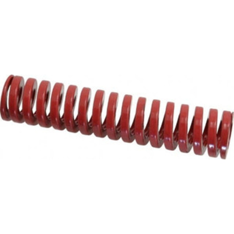 Danly 1 Hole Diam, 1/2 Rod Diam, 4-1/2 Free Length, Red Die Spring 37.1 Lb Max Deflection, 1.35 Max Deflection, Heavy Duty, Chromium Vanadium Steel 9-1618-26 – 76014901