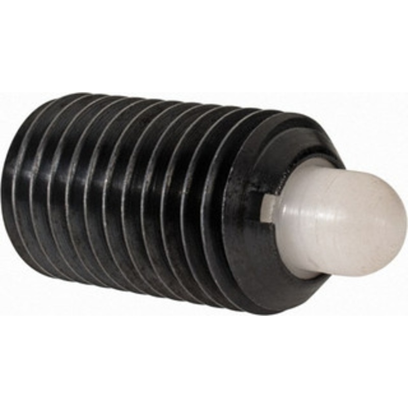 Gibraltar M16 x 2.0, 28.5mm Thread Length, 8mm Plunger Projection, Steel Threaded Spring Plunger 7.87mm Max Plunger Diam, 1.59 Kg Init End Force, 11.79 Kg Final End Force MSWN10-10FS-PTG – 03313525