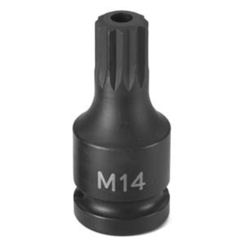 Grey Pneumatic 1/2 Drive x M14 Tamper Proof Triple Square Driver – GY2114ST