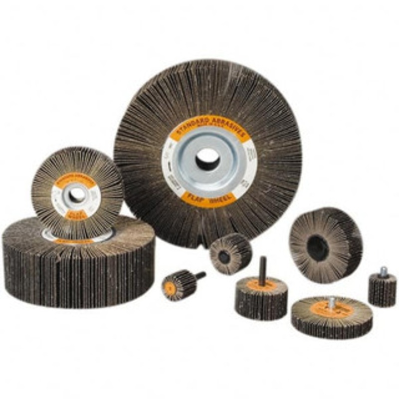 Standard Abrasives Mounted Flap Wheel 2 X 3/4 X 1/4 80 GRIT 3M FLAP WHEEL 7000122232 – 64289424