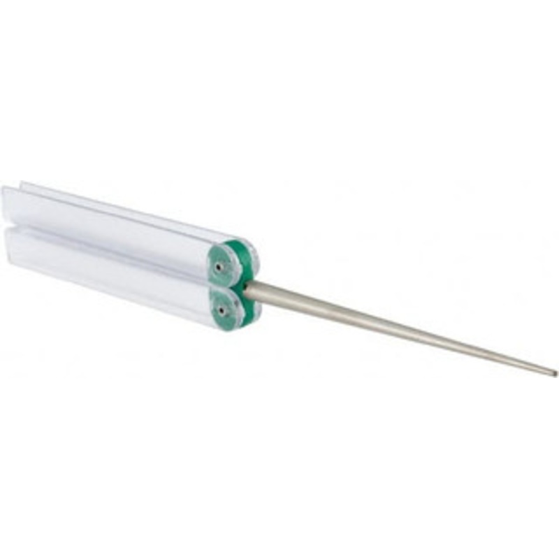 DMT Diamond Machining Technology 9-1/2 OAL Very Fine Knife Sharpener Diamond File 1/4 Wide x 1/16 Thick, 4-3/16 LOC, Green, 1,200 Grit FSKE 1200GT – 40109373