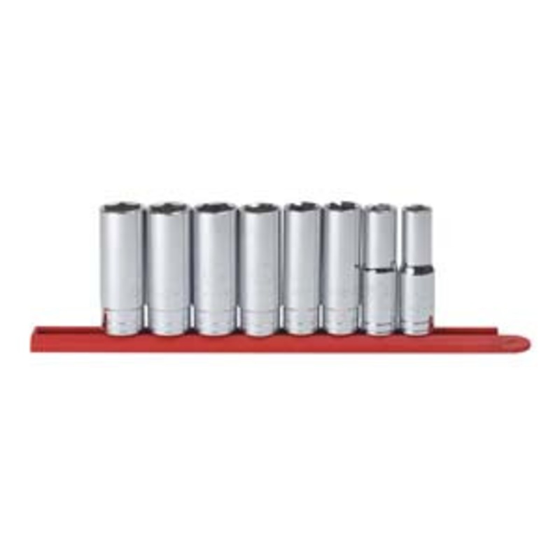 GEARWRENCH 8 Pc 1/2 Dr 6 Pt SAE Deep Socket Set – KD80705