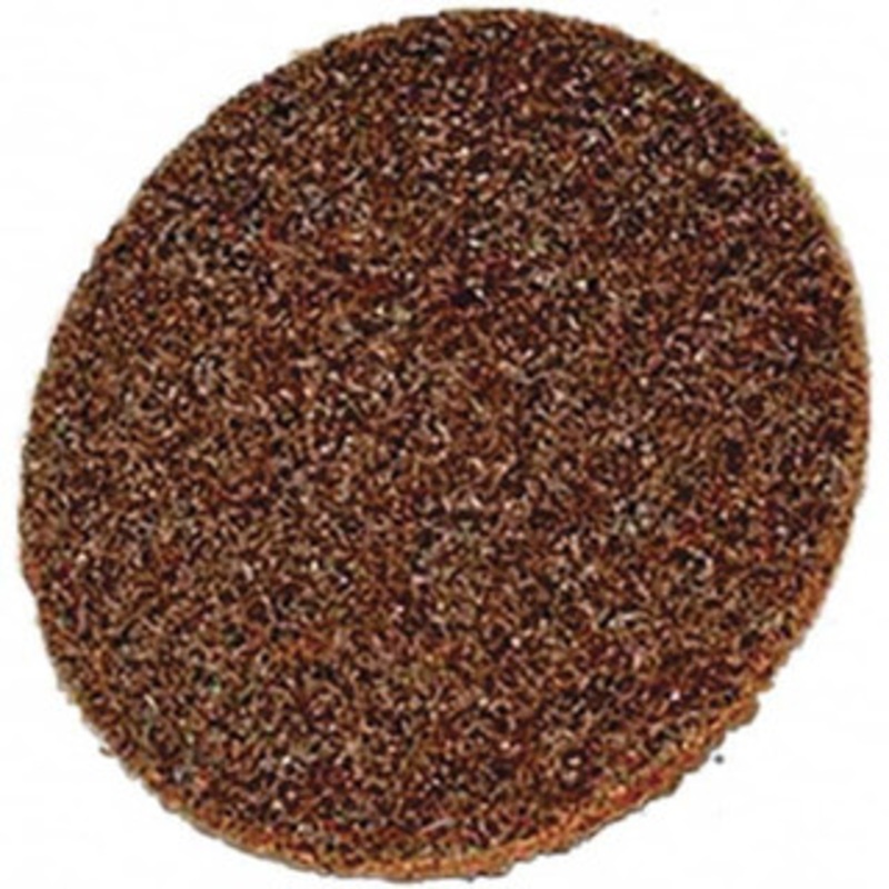 3M 3 Aluminum Oxide Quick Change Disc Type S Attachment, Coarse Grade, Brown/Blue, Non-Woven, 18,000 RPM, Roloc TS Compatible 7010309372 – 74667346