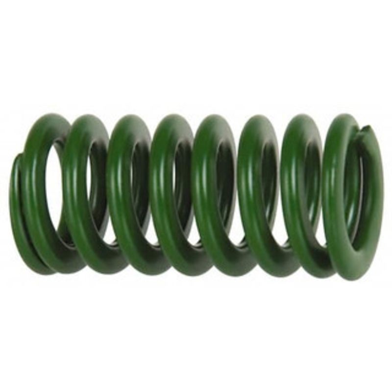 Associated Spring Raymond 20mm Hole Diam, 10mm Rod Diam, 4 Free Length, Green Die Spring 492 N Max Deflection, 41mm Max Deflection, Light Duty, Chromium Alloy Steel 203-416 – 67898643