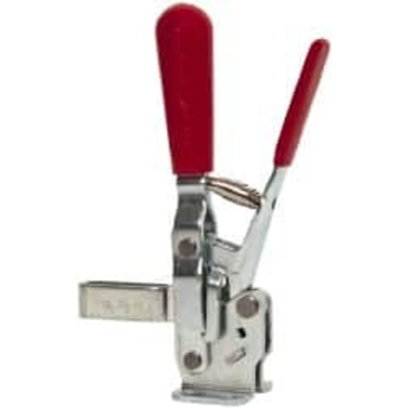 Destaco 375 Lb Holding Capacity, Vertical Handle, Manual Hold Down Toggle Clamp 57 Handle Movement, 99 Bar Opening, U-Bar, Flanged Base, Electro-Plated Zinc, Carbon Steel 207-UR – 08103798