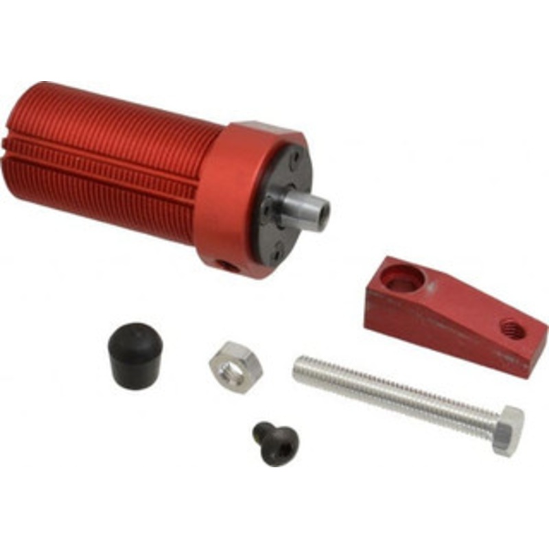 Destaco 67 Lb Clamping Force, Left Hand Swing, 31.75mm Total Stroke, Double-Acting Pneumatic Swing Clamp 1/8 NPT Port, 80.5mm Body Length x 54.1mm Body Width, 1.17 Cu In (Clamp), 1.42 Cu In (Unclamp), 130 Max psi 8416 – 03859956