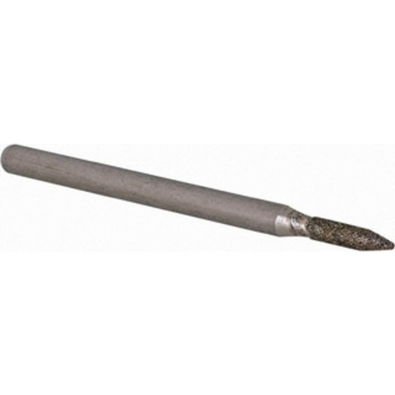 Dremel 3/32 Head Diam, Sharp Tip Point End, Diamond Mounted Point Teal 7144 – 90606393