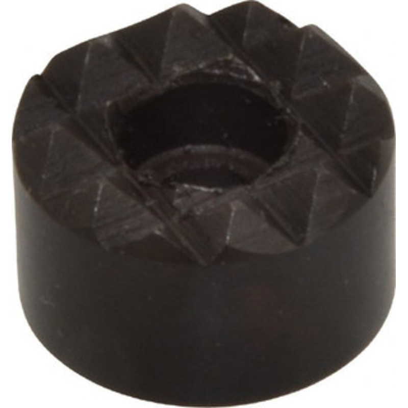 Fairlane 3/4 Diam, 1/2 High, No. 10 C Bore SHCS, Counterbored, Coarse Tooth Grade Diamond Serration Tooth Pattern, High Speed Steel, Round Positioning Gripper Black Oxide Coated HS-765-C – 09713876