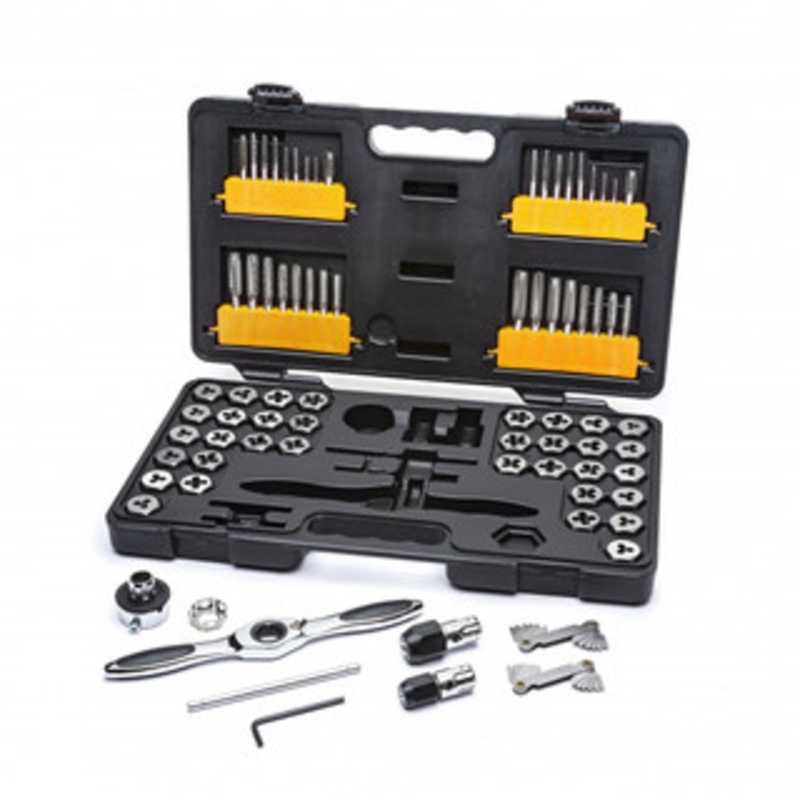 GEARWRENCH 75 Piece GearWrench SAE/Metric Tap and Die Set 3887 – KD3887