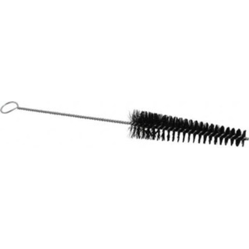 PRO-SOURCE 5 Long x 1-1/4 Diam Nylon Bristle Brush Single Spiral, 12 OAL, 0.01 Filament Diam, 0.142 Shank Diam 06710 – 03717089