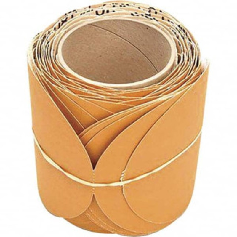 3M 5 Diam, 180 Grit Aluminum Oxide Adhesive PSA Disc Very Fine Grade, Gold, F Weighted Backing, Flexible, Use with Random Orbital Sanders 7000118099 – 85267714