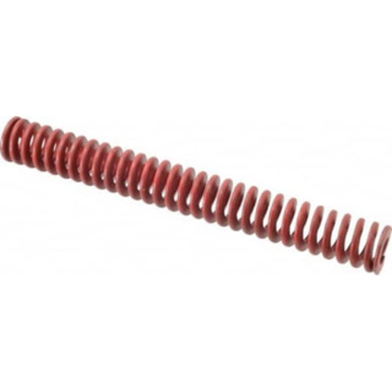 Associated Spring Raymond 1-1/4 Hole Diam, 5/8 Rod Diam, 10 Free Length, Red Die Spring 536.5 Lb Max Deflection, 3.7 Max Deflection, Medium Heavy Duty, Chromium Alloy Steel 104-640 – 07662000