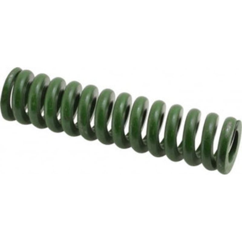 Associated Spring Raymond 1 Hole Diam, 1/2 Rod Diam, 4 Free Length, Green Die Spring 552 Lb Max Deflection, 1 Max Deflection, Extra Heavy Duty, Chromium Alloy Steel 106-516 – 07663701