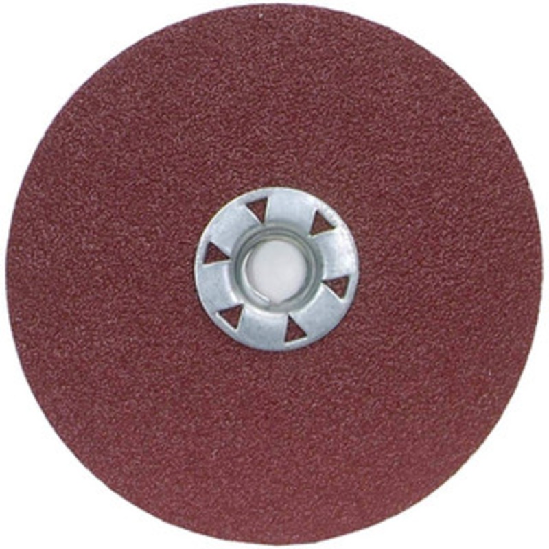 Merit Abrasives 7 24 Grit Ceramic Alumina Quick Change Disc Type S Attachment, Brown, Coated, Fiber Backing, 8,600 RPM 66261138765 – 39785548