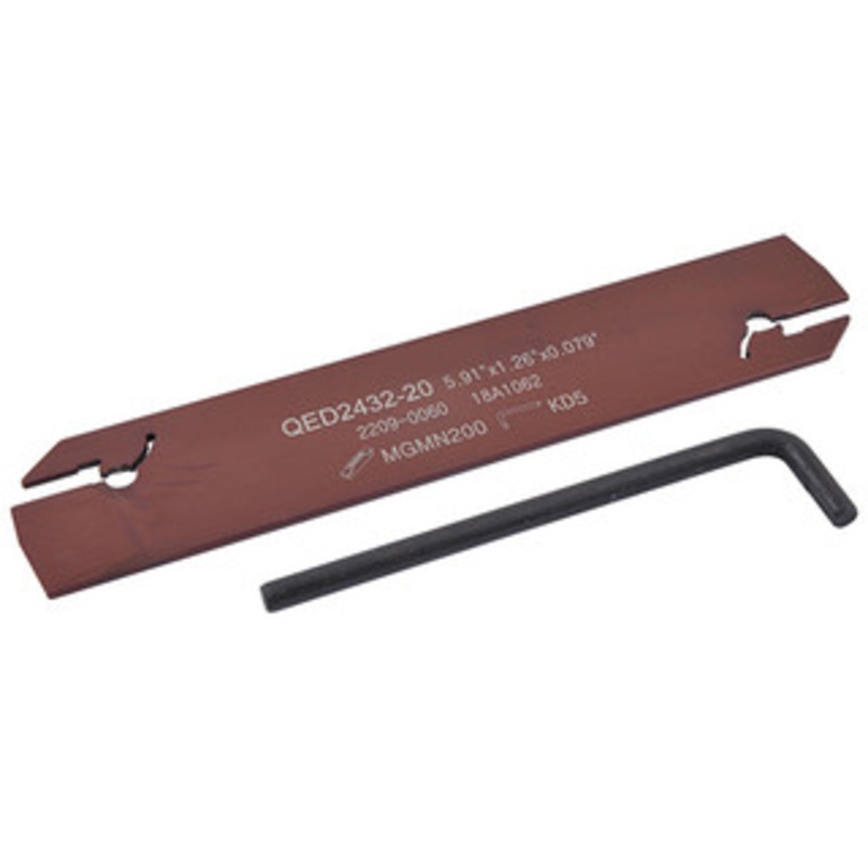 Precise 0.079W x 1.26H Indexable Cut-Off & Grooving Blade – 2209-0060