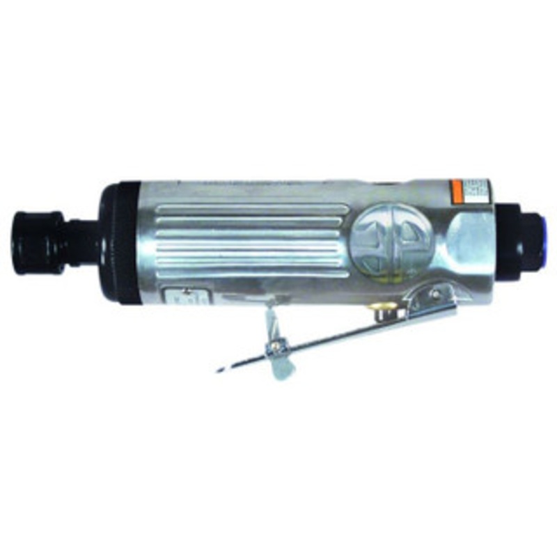 Astro Pneumatic 1/4 Medium Die Grinder with Safety Lever, Rear Exhaust, Japan Bearings, 22,000 RPM – T210