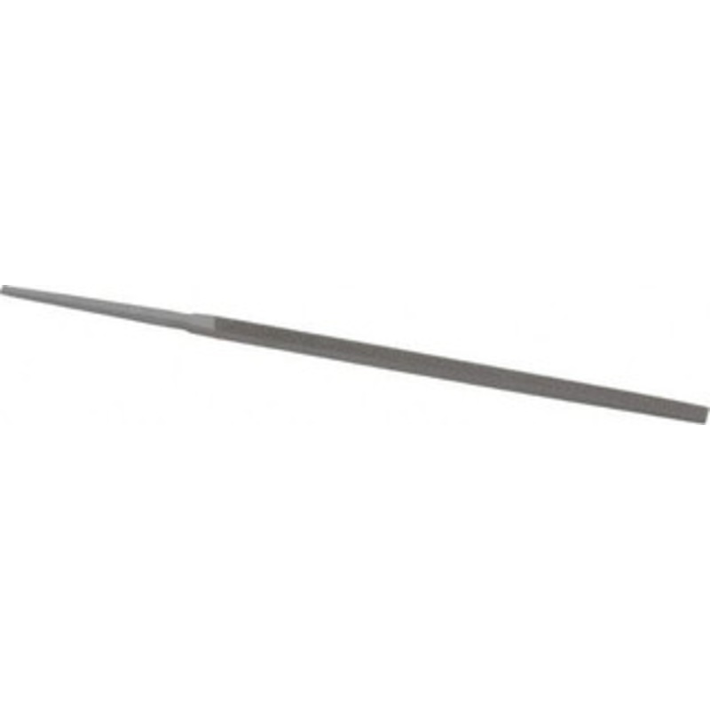 Grobet USA 4 Standard Precision Swiss Pattern Narrow Pillar File Double Cut, 0 Cut, 3/16 Width x 3/32 Thick, with Tang 31.220 – 60208105